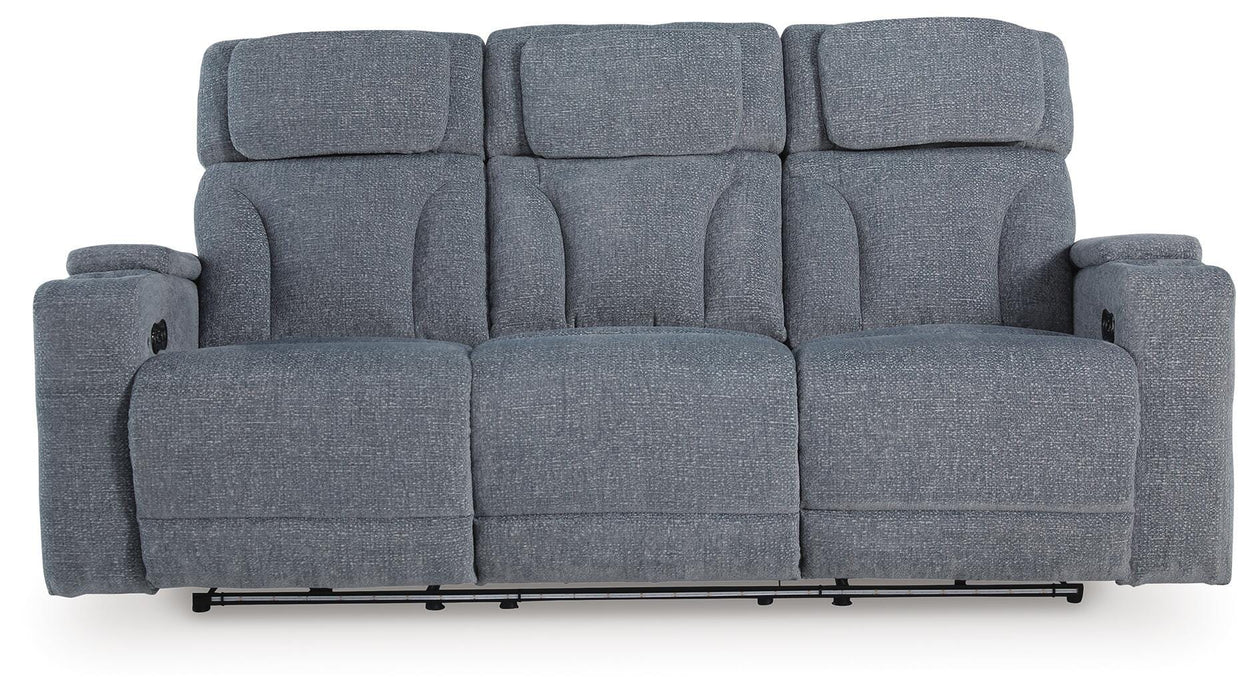 Studio Cave Power Reclining Sofa - Dream Home Furniture & Mattress (Waite Park, MN)