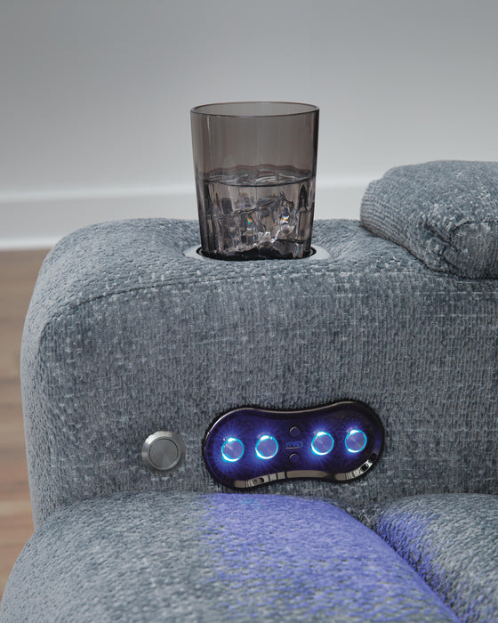 Studio Cave Power Reclining Sofa - Dream Home Furniture & Mattress (Waite Park, MN)