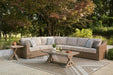 Laguna Heights Outdoor Sectional - Dream Home Furniture & Mattress (Waite Park, MN)