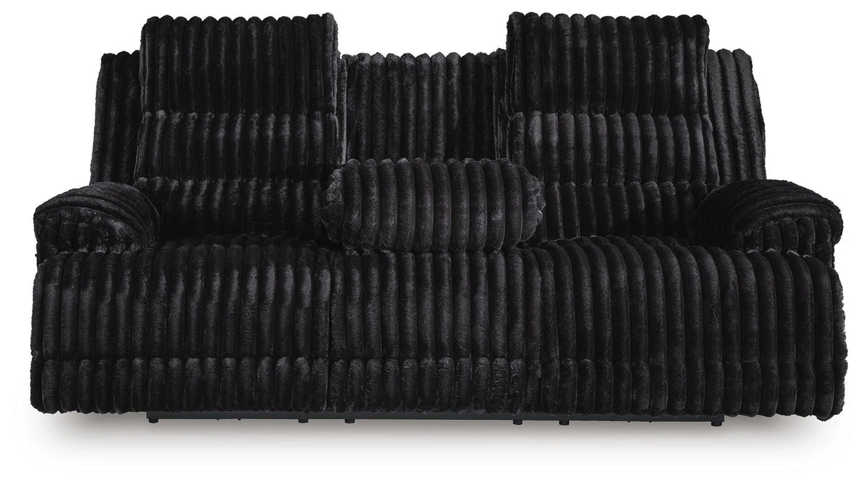 Rhine Falls Power Reclining Sofa with Drop Down Table - Dream Home Furniture & Mattress (Waite Park, MN)