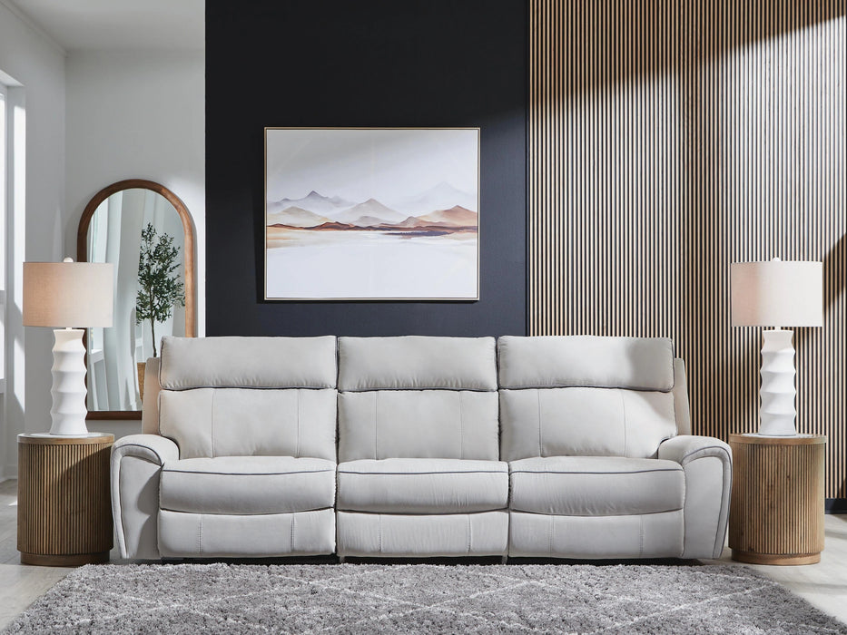 Social Pointe Power Reclining Sectional - Dream Home Furniture & Mattress (Waite Park, MN)