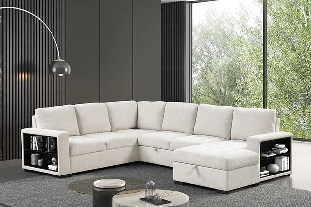 Stockwell Sleeper Sofa Sectional - Dream Home Furniture & Mattress (Waite Park, MN)