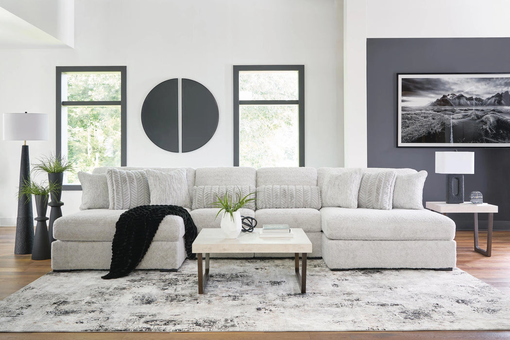 Cuddle Plush Sectional with Chaise - Dream Home Furniture & Mattress (Waite Park, MN)