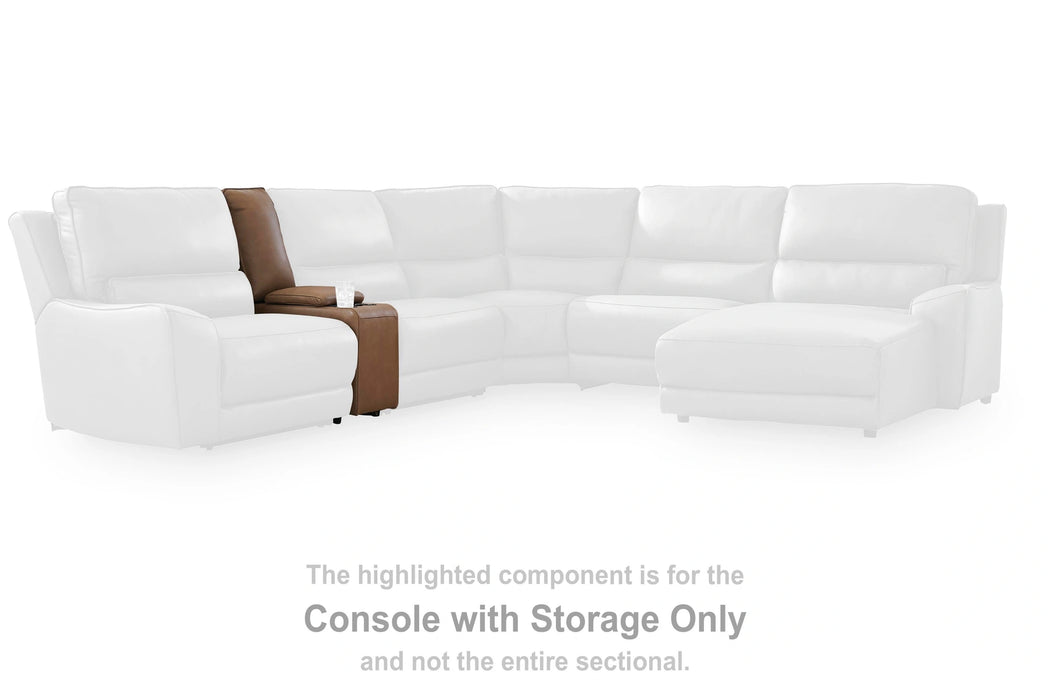 DeepWakes Power Reclining Sectional with Chaise - Dream Home Furniture & Mattress (Waite Park, MN)
