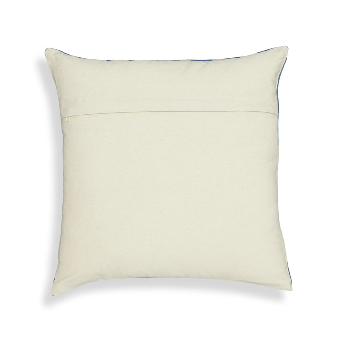 Indigo 20" Cotton Square Throw Pillow