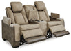 Next-Gen DuraPella Power Reclining Loveseat with Console - Dream Home Furniture & Mattress (Waite Park, MN)