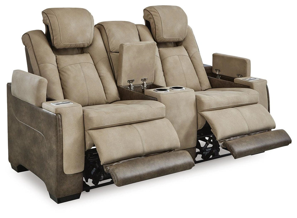 Next-Gen DuraPella Power Reclining Loveseat with Console - Dream Home Furniture & Mattress (Waite Park, MN)