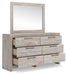 Broachmyn Dresser and Mirror - Dream Home Furniture & Mattress (Waite Park, MN)