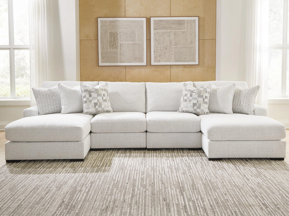 Misty-Lakes Double Chaise Sectional - Dream Home Furniture & Mattress (Waite Park, MN)