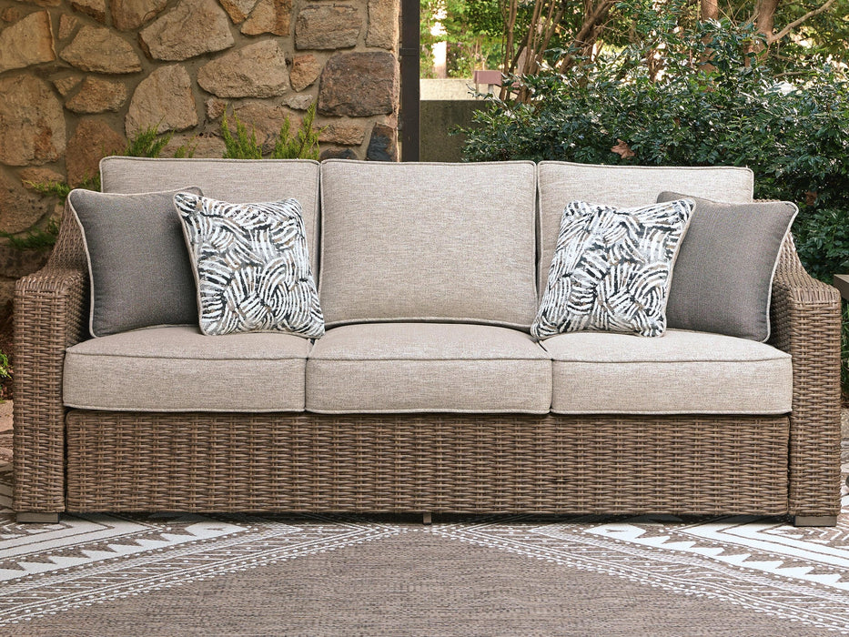 Laguna Heights Outdoor Sofa with Cushion - Dream Home Furniture & Mattress (Waite Park, MN)