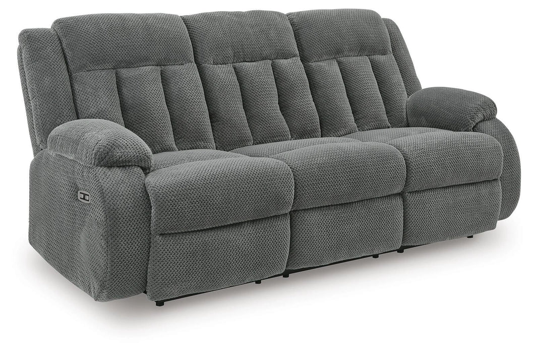 Observation Power Reclining Sofa with Drop Down Table - Dream Home Furniture & Mattress (Waite Park, MN)