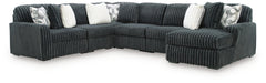 Midnight-Madness Sectional with Chaise - Dream Home Furniture & Mattress (Waite Park, MN)