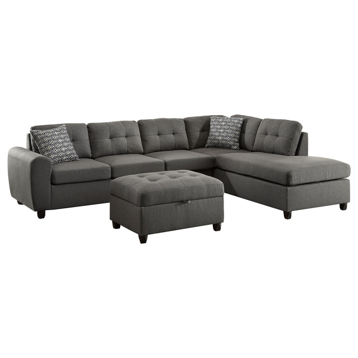 Stonenesse Sectional Sofa and Ottoman Set