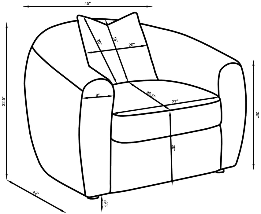 Isabella Stationary 3 Pc Sets - Dream Home Furniture & Mattress (Waite Park, MN)
