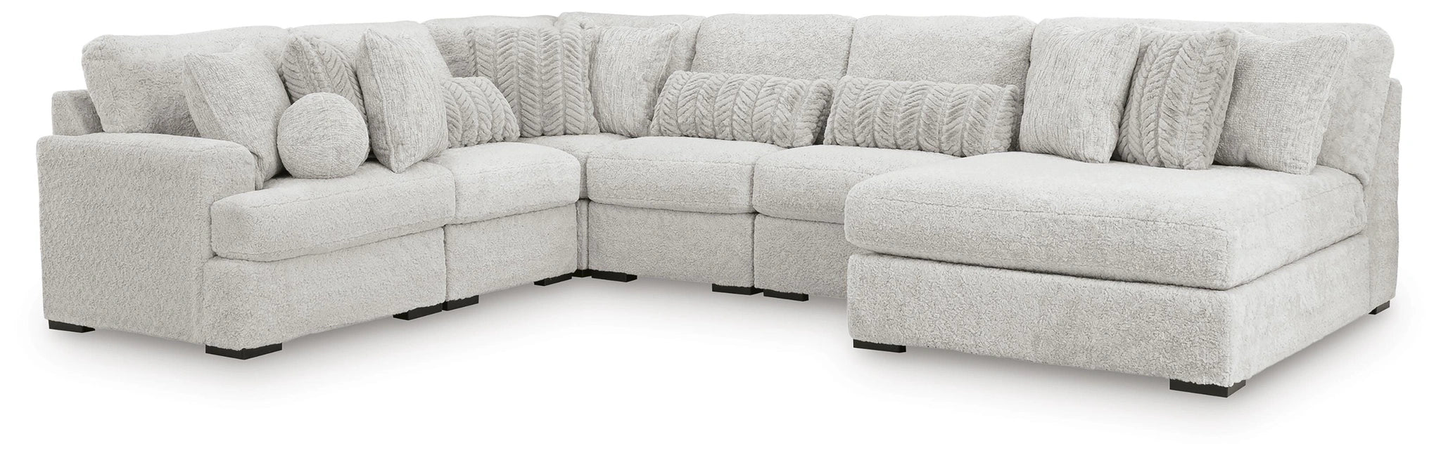 Cuddle Plush Sectional with Chaise - Dream Home Furniture & Mattress (Waite Park, MN)
