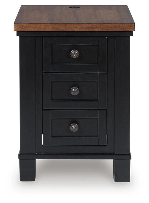Wildenauer Chairside End Table - Dream Home Furniture & Mattress (Waite Park, MN)