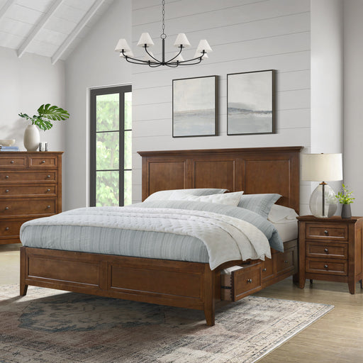 San Mateo King Storage Bed - Dream Home Furniture & Mattress (Waite Park, MN)