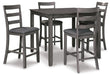 Bridson Counter Height Dining Table and Bar Stools (Set of 5) - Dream Home Furniture & Mattress (Waite Park, MN)