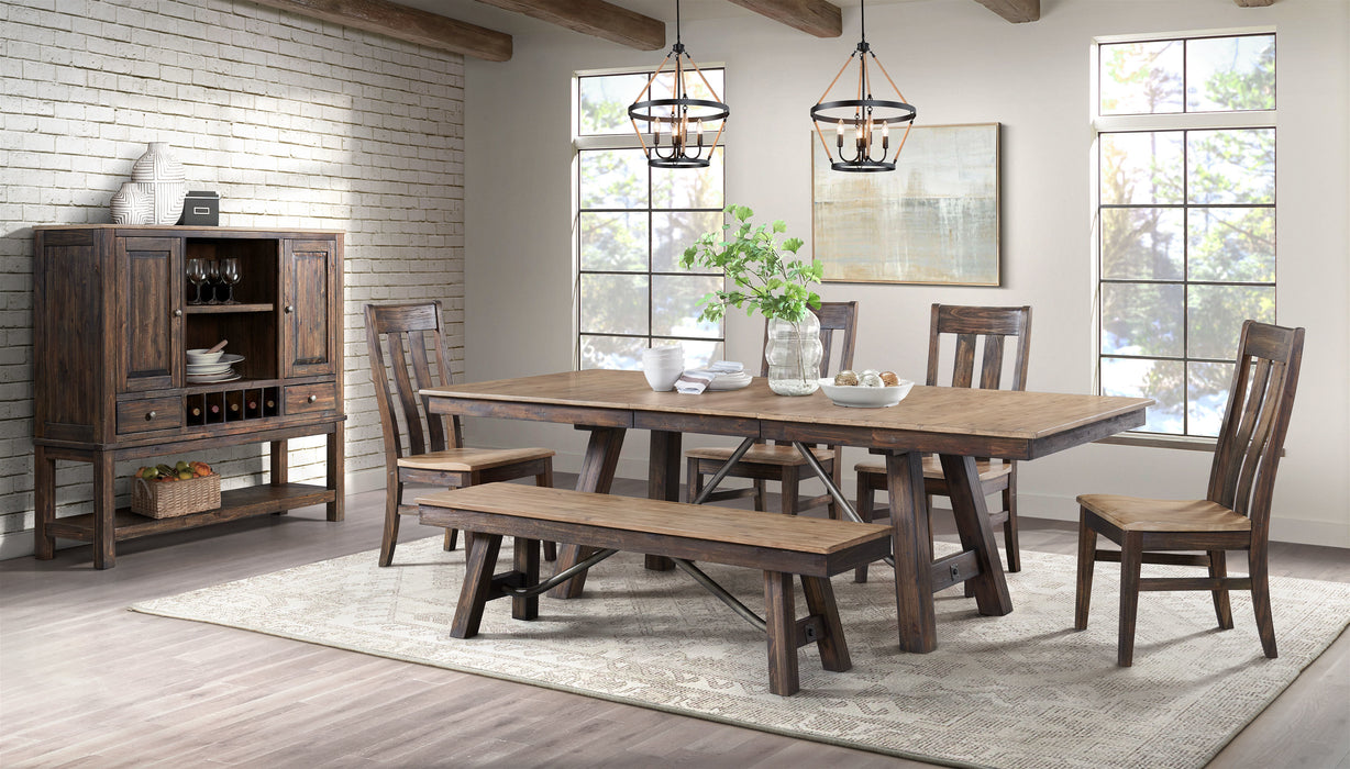 Transitions Trestle Dining Table - Dream Home Furniture & Mattress (Waite Park, MN)