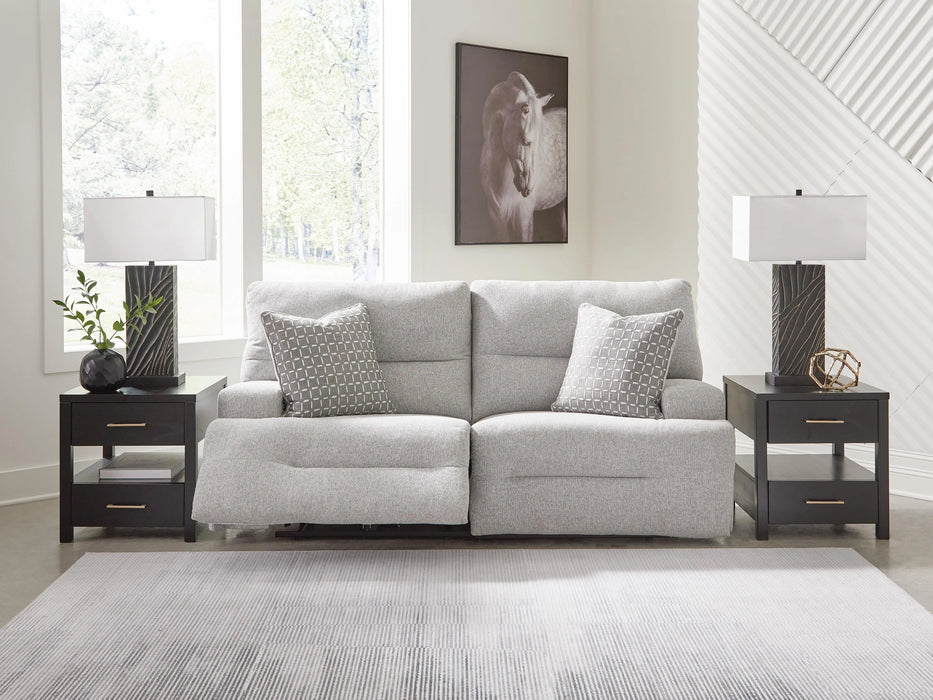 Acklen Place Power Sectional Reclining Sofa with Storage Console - Dream Home Furniture & Mattress (Waite Park, MN)