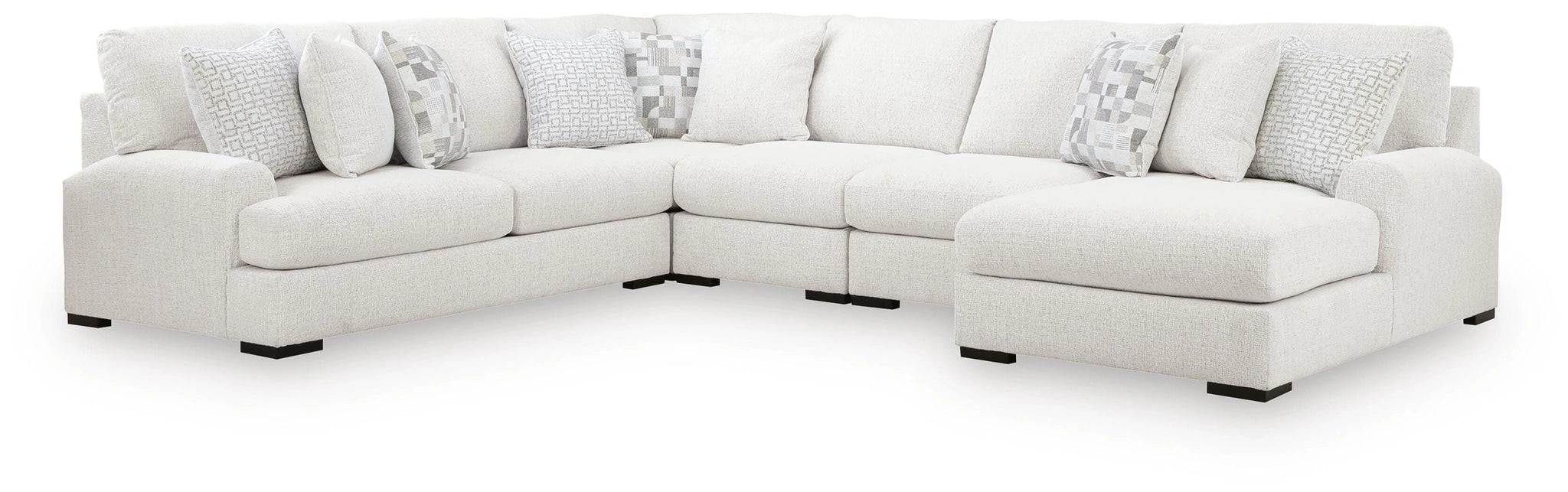 Misty-Lakes Sectional with Chaise - Dream Home Furniture & Mattress (Waite Park, MN)