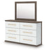 Kendanport Dresser and Mirror - Dream Home Furniture & Mattress (Waite Park, MN)