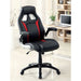 Argon Black/Silver/Red Office Chair - Dream Home Furniture & Mattress (Waite Park, MN)