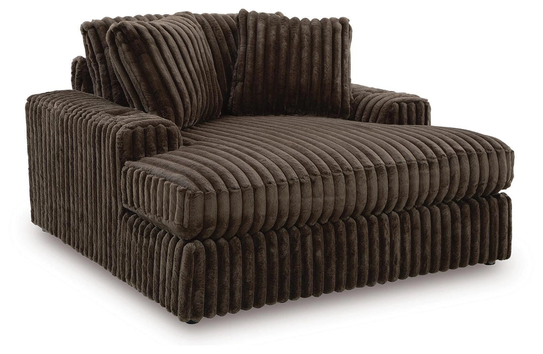 Midnight-Madness Oversized Chaise - Dream Home Furniture & Mattress (Waite Park, MN)