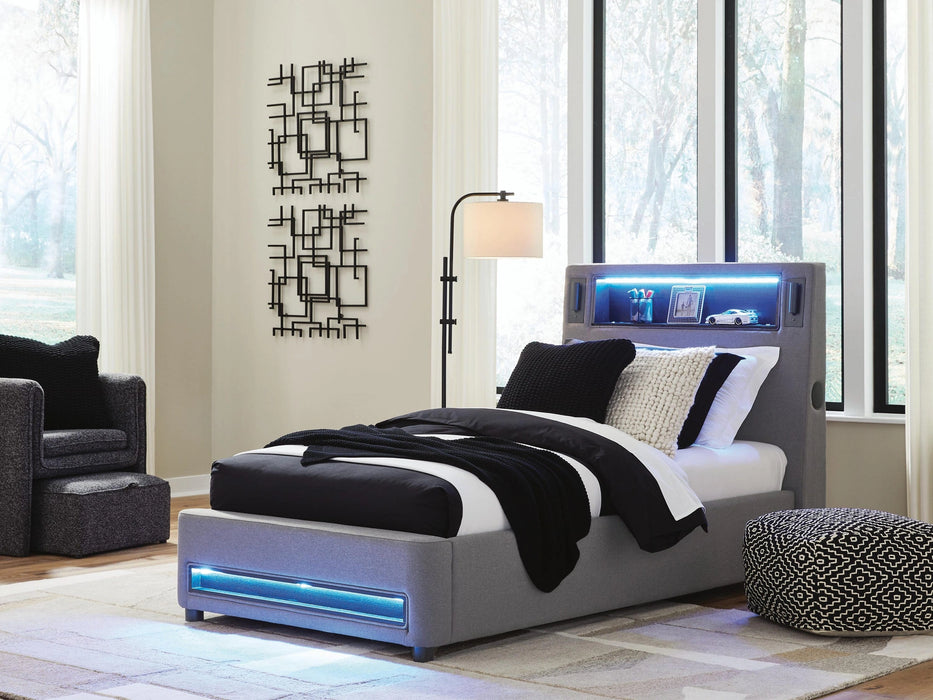 Verishaw Upholstered Bed - Dream Home Furniture & Mattress (Waite Park, MN)