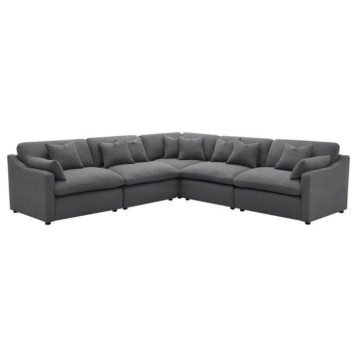 Hobson 5 Pc Sectionals - Dream Home Furniture & Mattress (Waite Park, MN)
