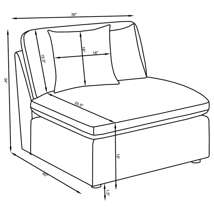 Hobson 5 Pc Sectionals - Dream Home Furniture & Mattress (Waite Park, MN)