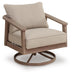 Harmony Headlands Outdoor Swivel Lounge with Cushion - Dream Home Furniture & Mattress (Waite Park, MN)
