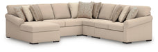 LadyMae Sectional with Chaise - Dream Home Furniture & Mattress (Waite Park, MN)