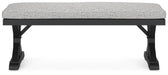Beachcroft Outdoor Bench with Cushion - Dream Home Furniture & Mattress (Waite Park, MN)