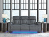 Studio Cave Power Reclining Sofa - Dream Home Furniture & Mattress (Waite Park, MN)