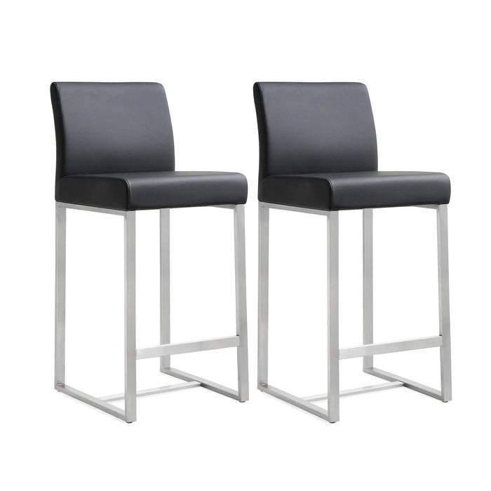 Denmark Performance Vegan Leather Stool - Set of 2