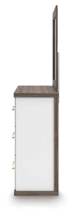 Kendanport Dresser and Mirror - Dream Home Furniture & Mattress (Waite Park, MN)