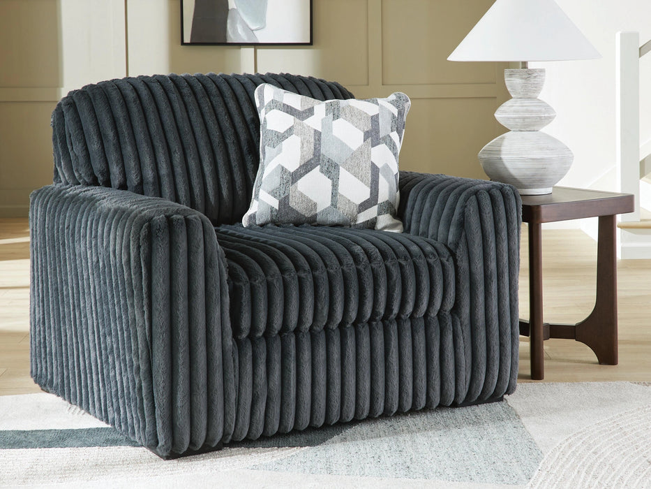 Midnight-Madness Oversized Chair - Dream Home Furniture & Mattress (Waite Park, MN)