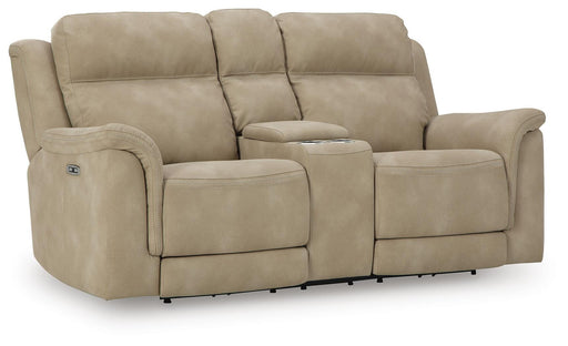 Next-Gen DuraPella Power Reclining Loveseat with Console - Dream Home Furniture & Mattress (Waite Park, MN)