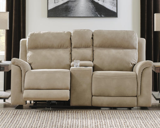 Next-Gen DuraPella Power Reclining Loveseat with Console - Dream Home Furniture & Mattress (Waite Park, MN)