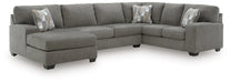 Clarington Sleeper Sectional with Chaise - Dream Home Furniture & Mattress (Waite Park, MN)