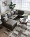 Castille Way Sleeper Sectional with Chaise - Dream Home Furniture & Mattress (Waite Park, MN)