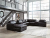 Modmax II Sectional with Chaise and Audio Consoles - Dream Home Furniture & Mattress (Waite Park, MN)