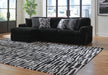 Midnight-Madness Sectional with Chaise - Dream Home Furniture & Mattress (Waite Park, MN)