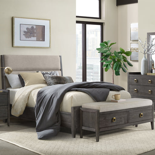 Portia Queen Upholstered Bed - Dream Home Furniture & Mattress (Waite Park, MN)