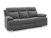 Side-Swipe Reclining Sofa with Drop Down Table - Dream Home Furniture & Mattress (Waite Park, MN)