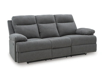 Side-Swipe Reclining Sofa with Drop Down Table - Dream Home Furniture & Mattress (Waite Park, MN)