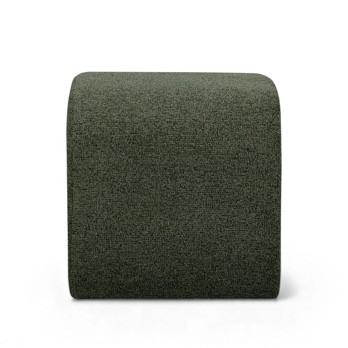 Desi Woven Performance Fabric Ottoman