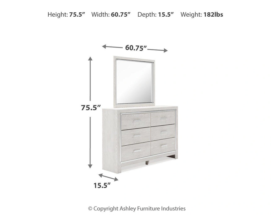 Altyra Dresser and Mirror - Dream Home Furniture & Mattress (Waite Park, MN)