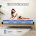 Verbena 12" Cal.King Hybrid Pocket Coil Mattress - Dream Home Furniture & Mattress (Waite Park, MN)